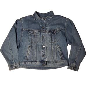 VINTAGE 90s LEE DENIM JACKET WOMENS M